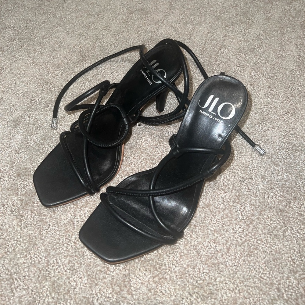 JLo Tie Up Heels
